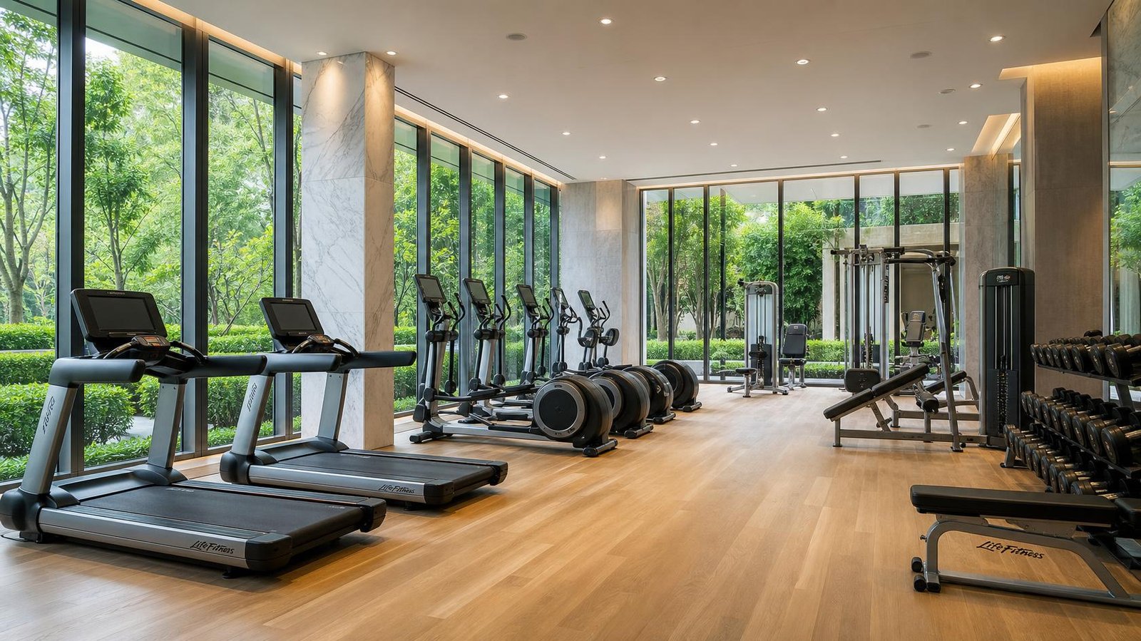 High-Tech Gymnasium & Fitness Studio
