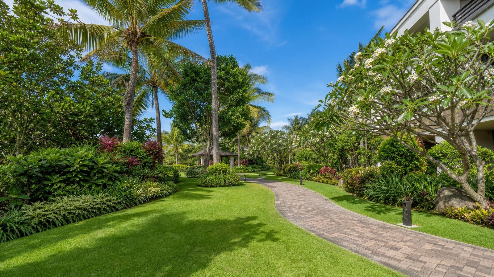 Lush Landscaped Tropical Gardens