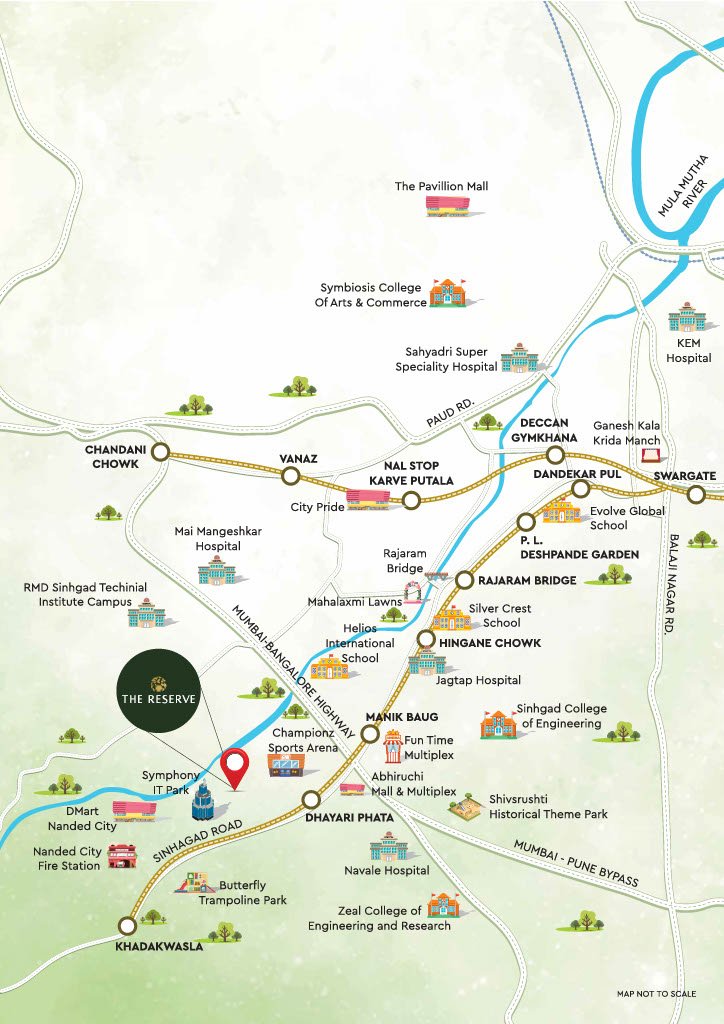 Kolte Patil The Reserve Location Map
