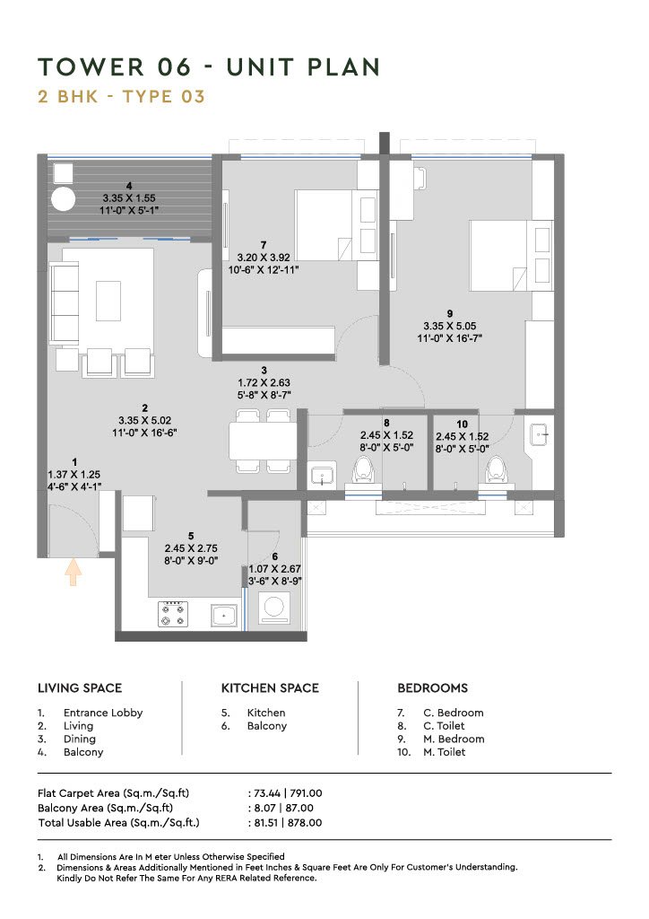 Tower 6 Unit Plan