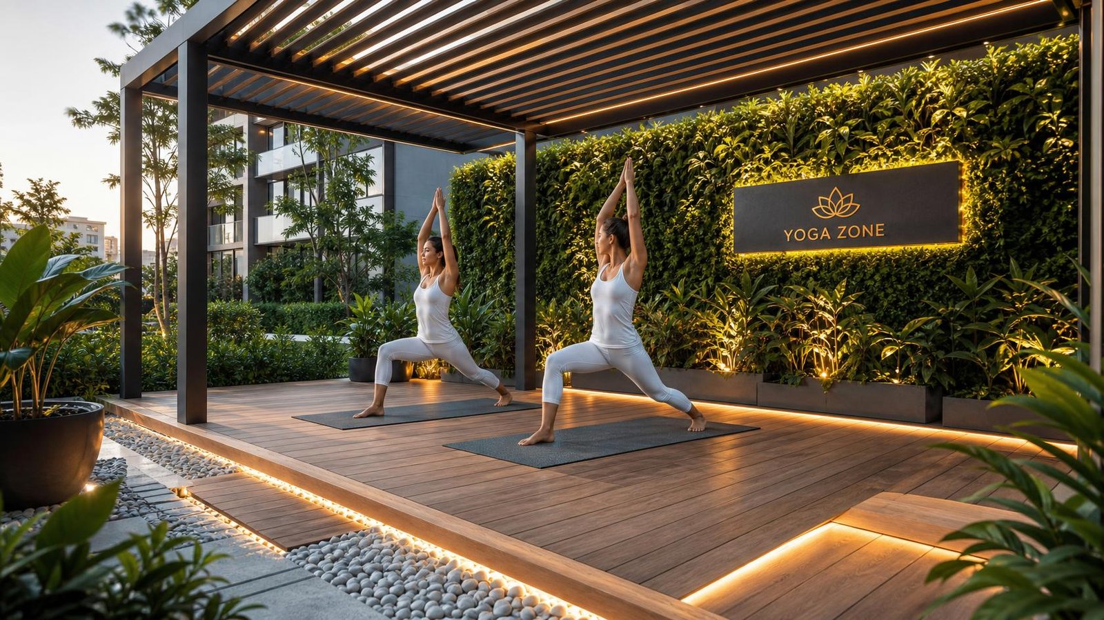 Outdoor Yoga Deck & Meditation Zone